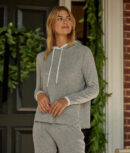 The Coziest Cashmere Blend Hoodie - Wolf & White Sand