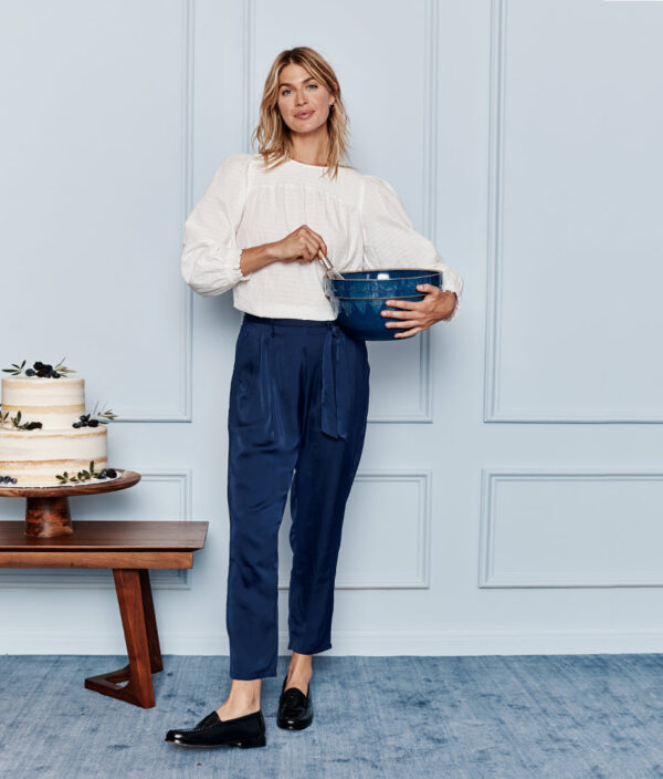 The Perfect Smocked Cotton Top - White Sand - Image 3