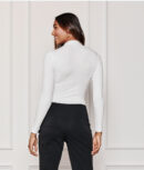 The Extra Soft Long Sleeve Day to Night Bodysuit - White Sand