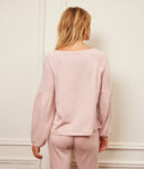 The Softest French Terry Boatneck Pullover - Petal