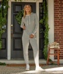 The Coziest Cashmere Blend Hoodie - Wolf & White Sand