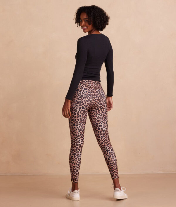 The Do-It-All High Rise 7/8 Leggings - Terracotta Leopard - Image 3