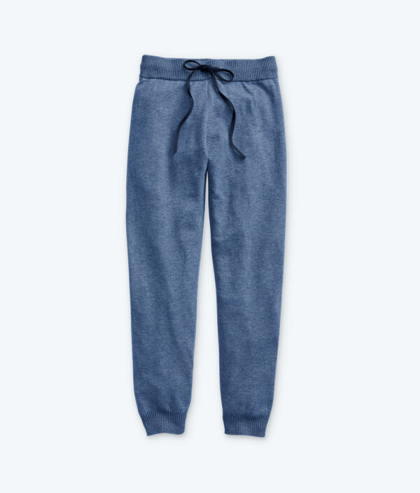 The Coziest Cashmere Blend Jogger - Steel & Midnight - Image 6