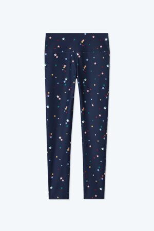 The Do-It-All High Rise 7/8 Leggings - Small Scatter Stars in Deep Sea