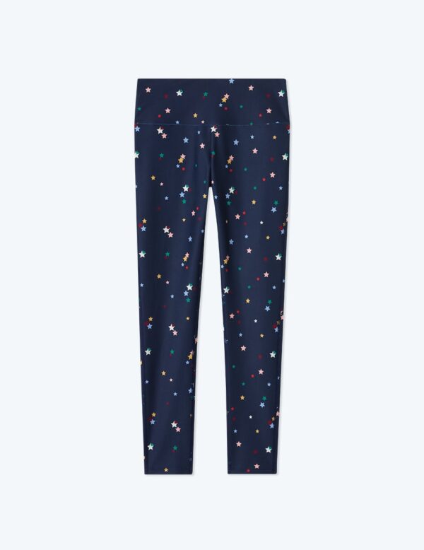 The Do-It-All High Rise 7/8 Leggings - Small Scatter Stars in Deep Sea