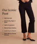 The Icon Ponte Pintuck Trouser Pant - White Sand