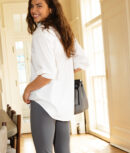 The Perfect Boyfriend Shirt - White Sand