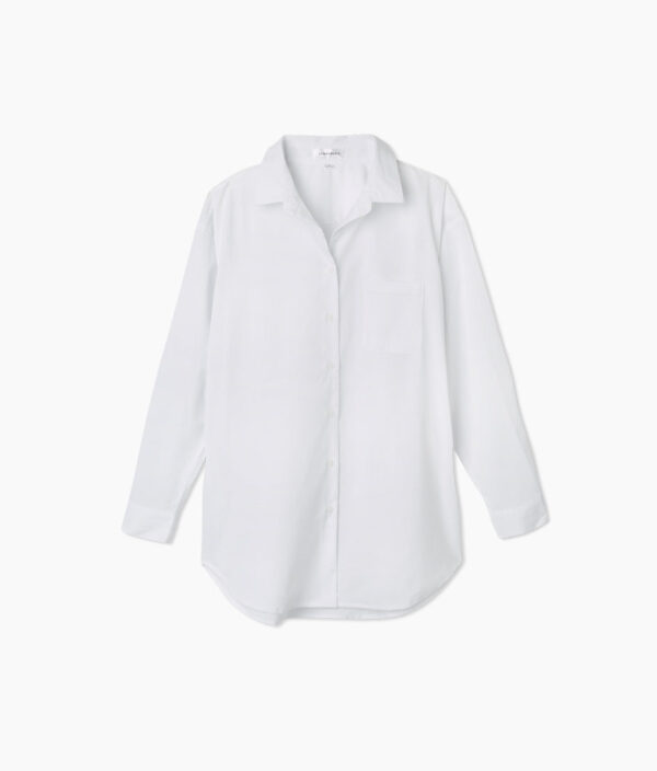 The Perfect Boyfriend Shirt - White Sand - Image 6