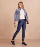 The Do-It-All High Rise 7/8 Leggings - Small Scatter Stars in Deep Sea