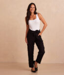 The Timeless Slim Tie-Waist Pant - Sea Urchin